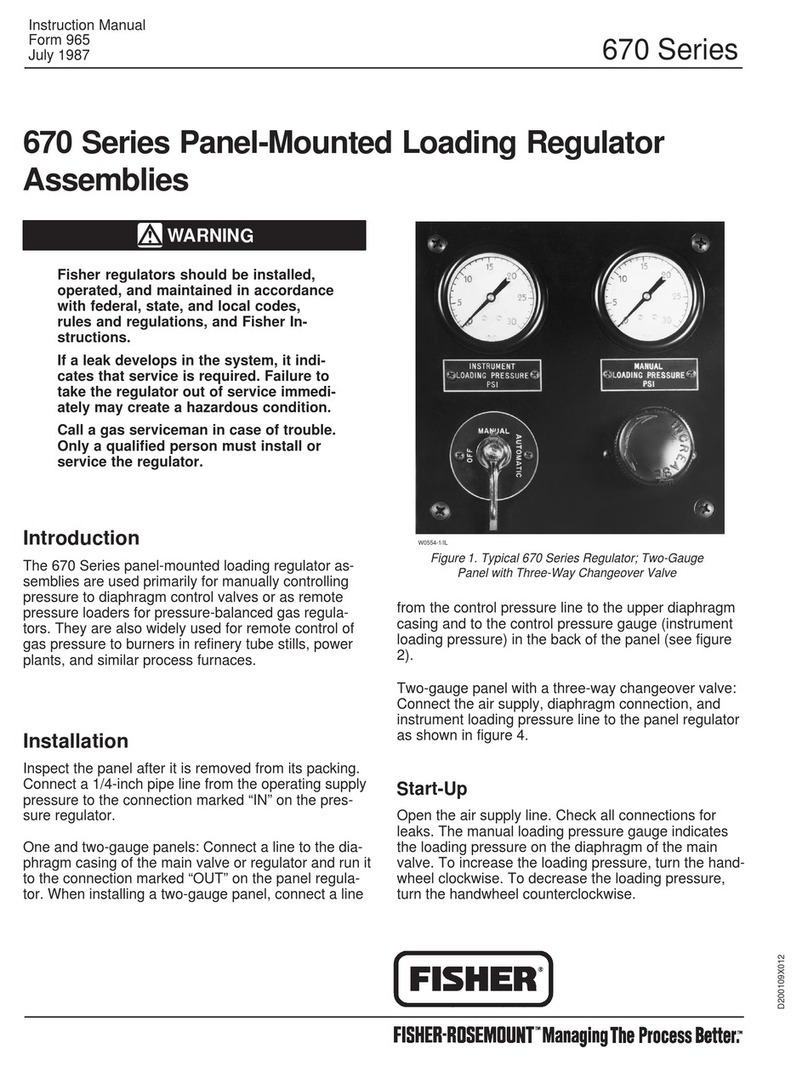 Fisher 670F instruction manual