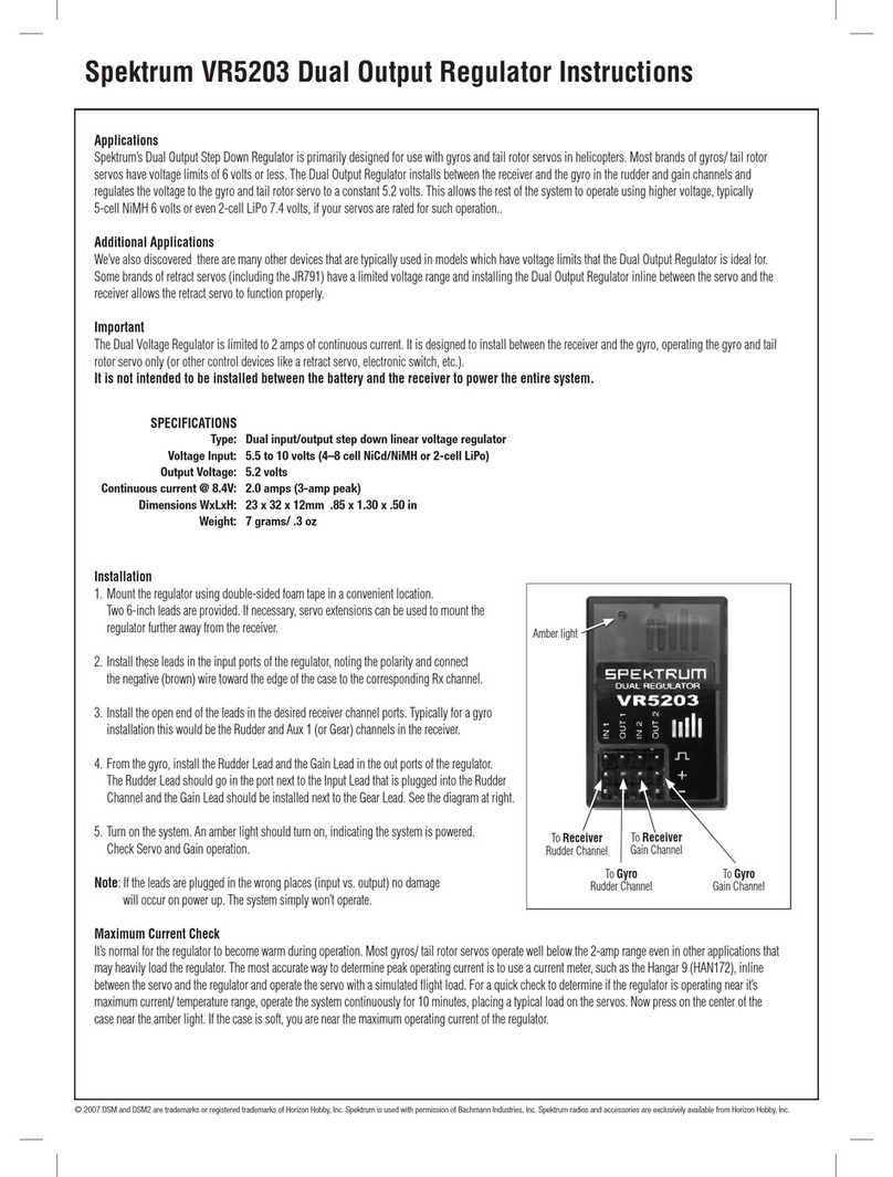 Spektrum VR5203 User manual