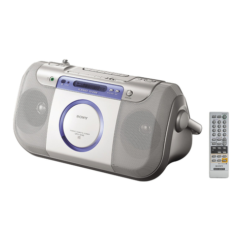 Sony CFD-E100 User manual