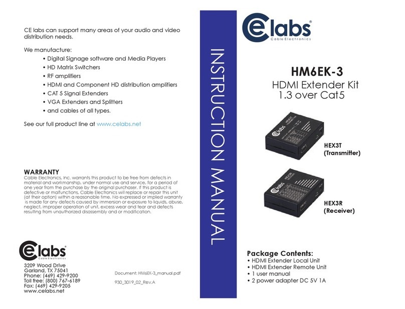 Celabs HM6EK-3 User manual