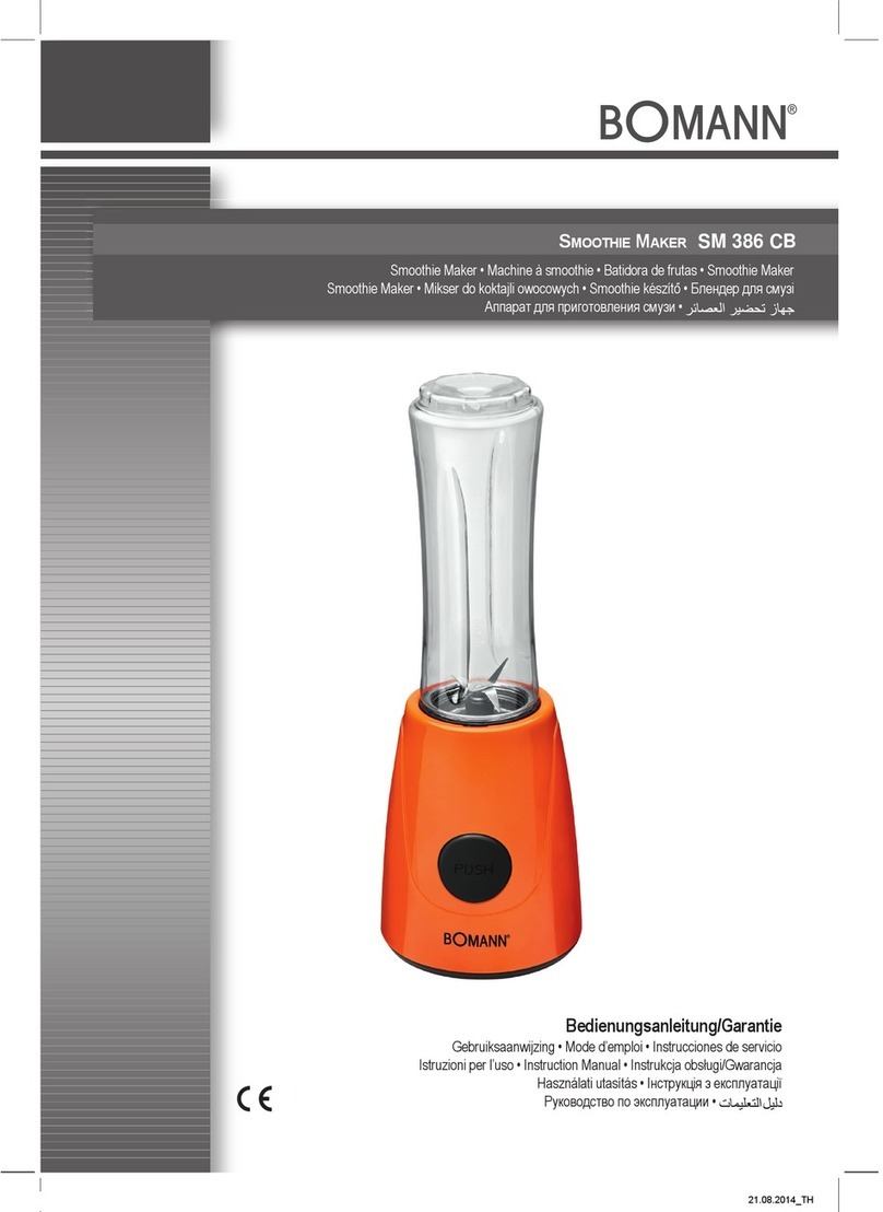 BOMANN SM 386 CB instruction manual