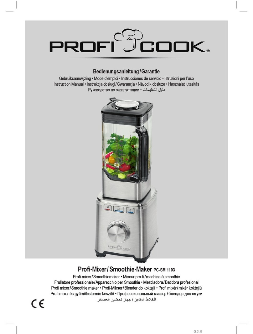 Proficook PC-SM 1103 instruction manual