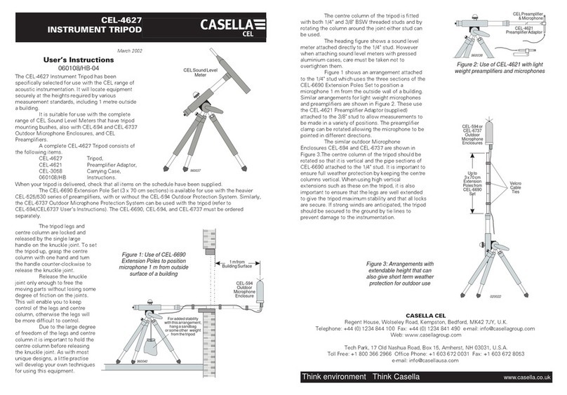 CASELLA CEL CEL-4627 User instructions