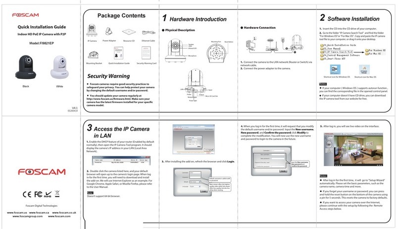 Foscam FI9821EP User manual