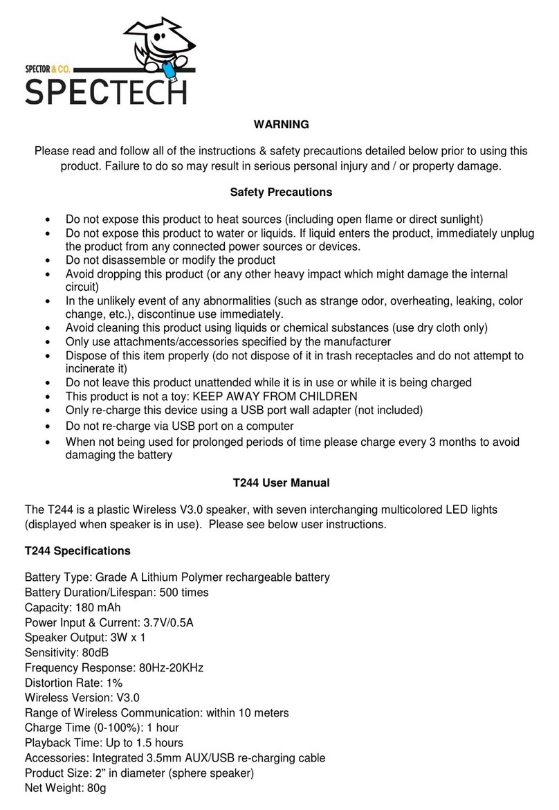 Spectech T244 user manual