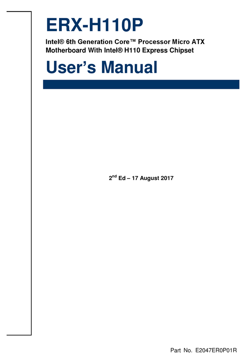 Avalue Technology ERX-H110P User manual
