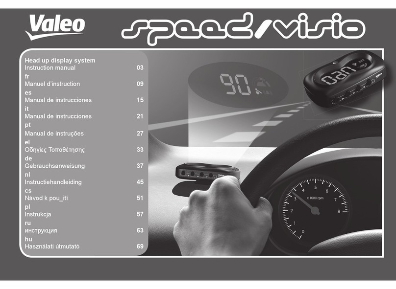 Valeo Speed/Visio instruction manual