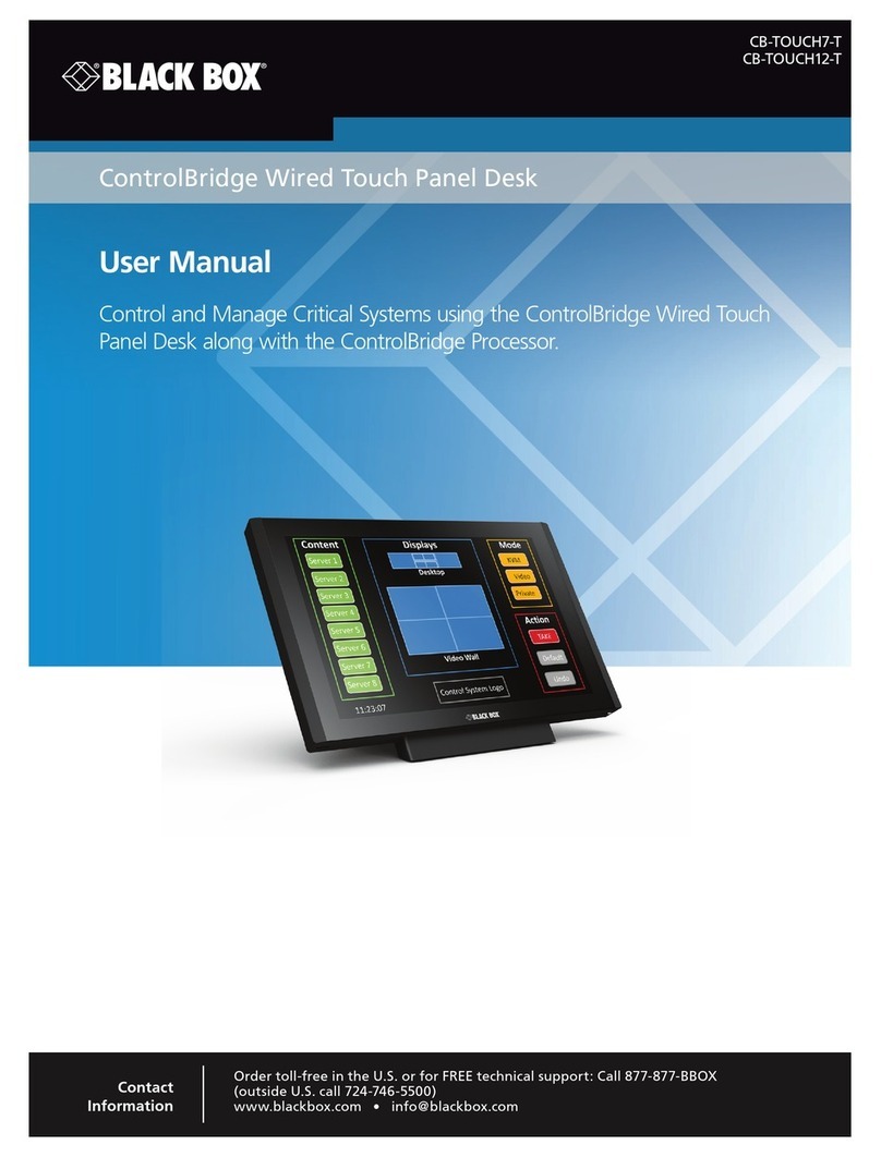 Black Box CB-TOUCH7-T user manual