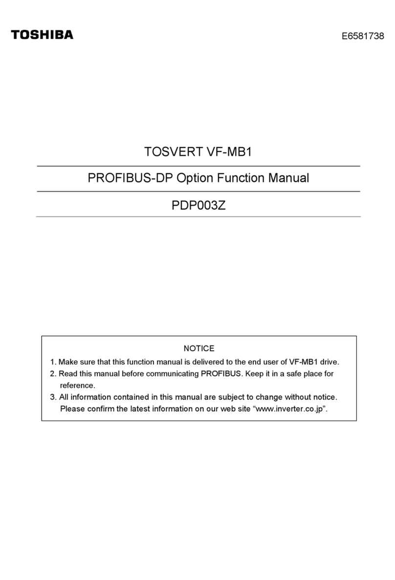 Toshiba PROFIBUS-DP PDP003Z manual Toshiba PROFIBUS-DP PDP003Z manual