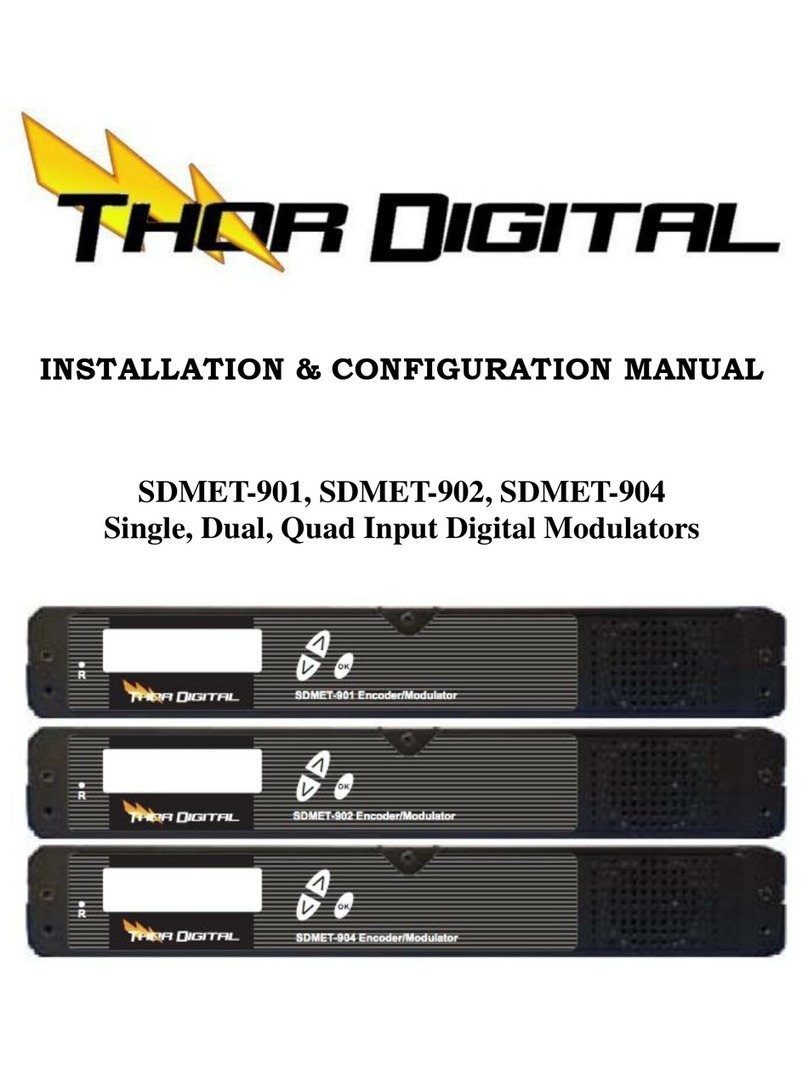Thor Digital SDMET-901 Installation & configuration manual