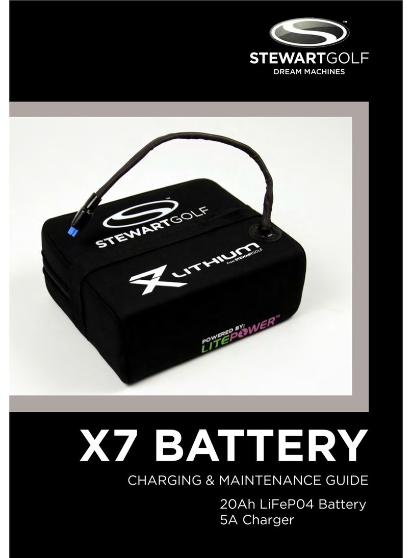 Stewart Golf X7 Lithium CHARGING & MAINTENANCE GUIDE