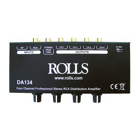 Rolls DA134 User manual
