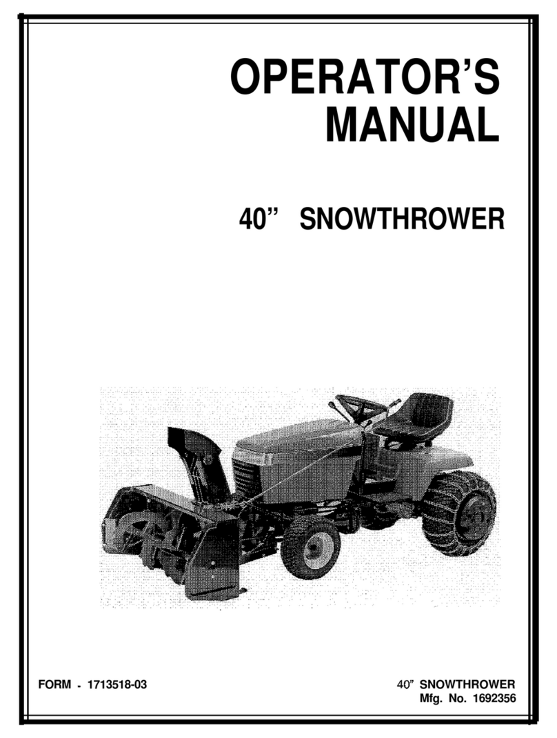 Simplicity 1692356 Operator's manual