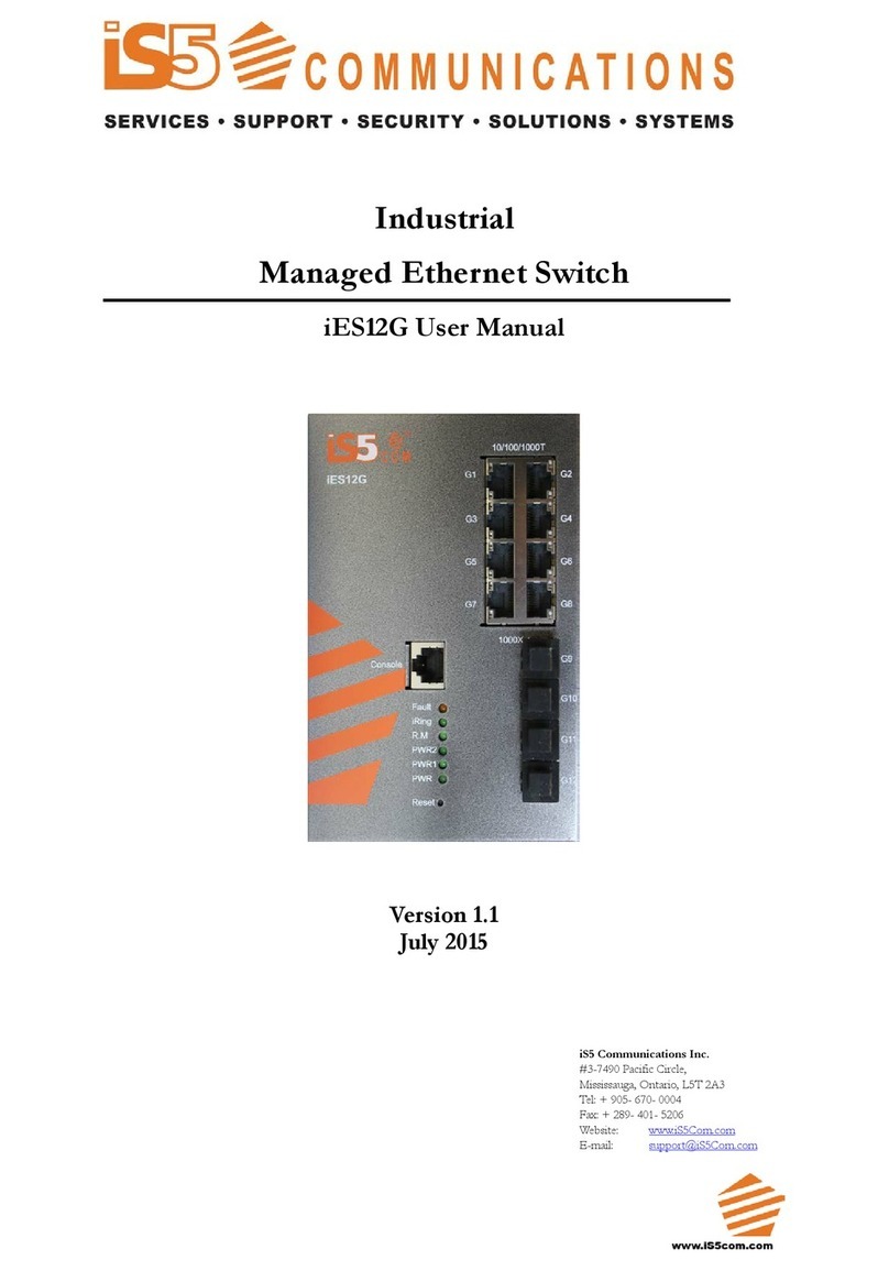 iS5 iES12G user manual