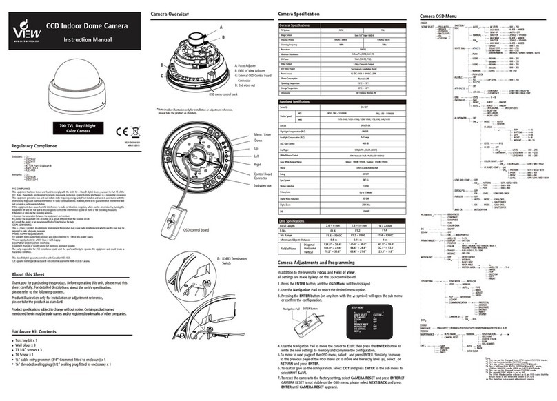 DeView MD4SP70 User manual DeView MD4SP70 User manual