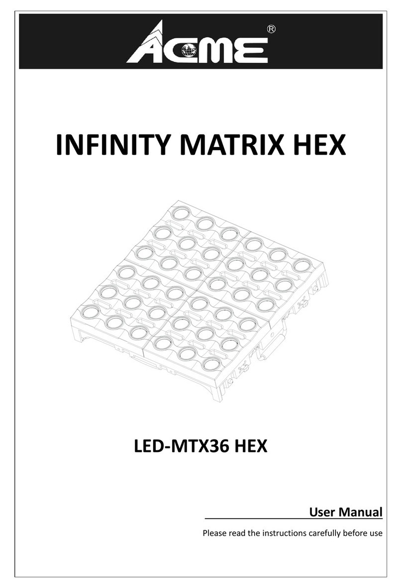 ACME LED-MTX36 HEX user manual