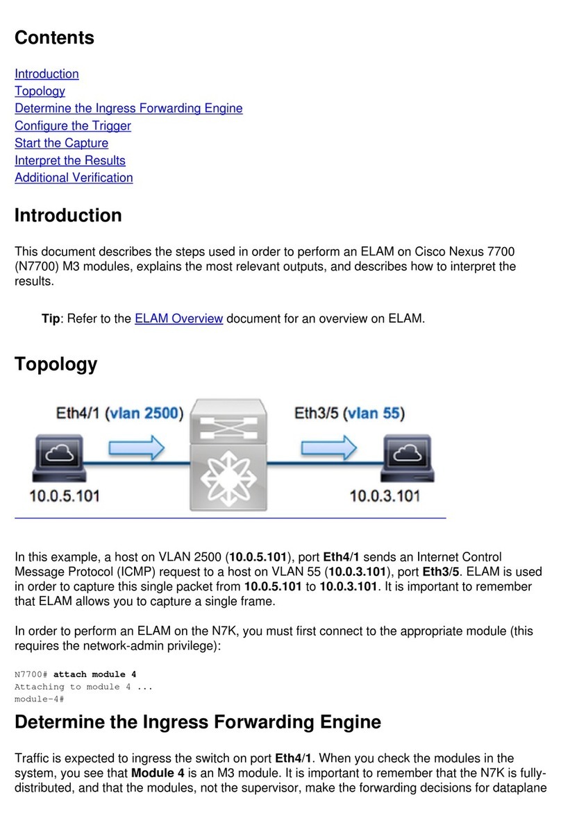 Cisco N7700 Quick guide