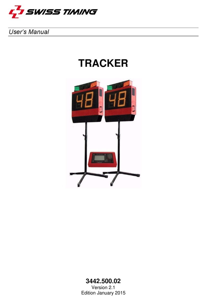 Swiss Timing TRACKER user manual