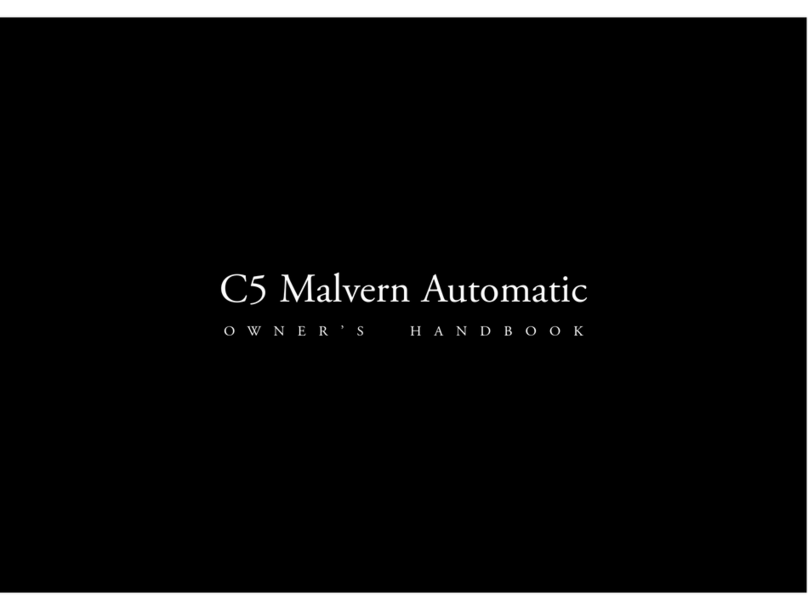 Malvern Automatic C5 Owner's handbook