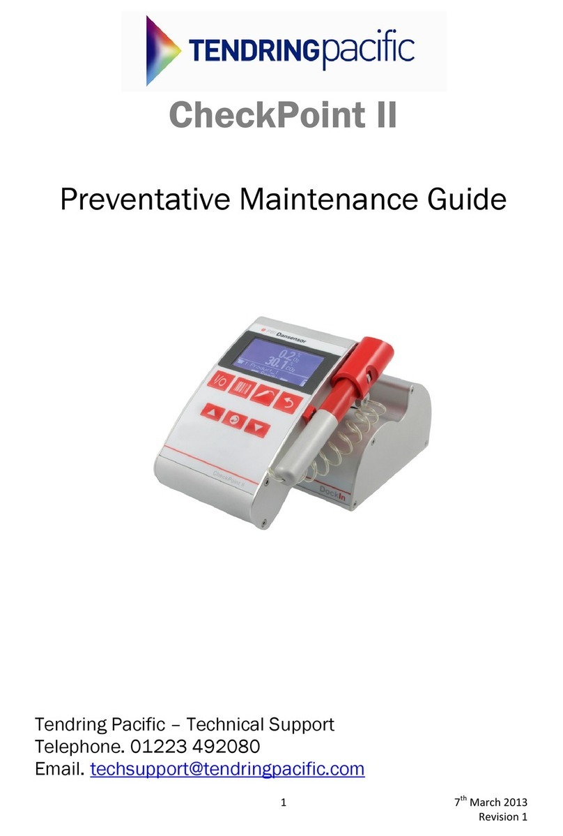 Tendring Pacific CheckPoint II Preventative Maintenance Guide