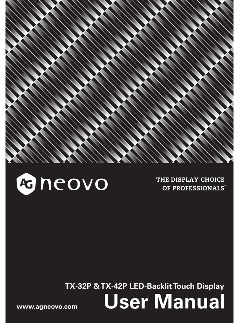 AG Neovo TX-42P User manual