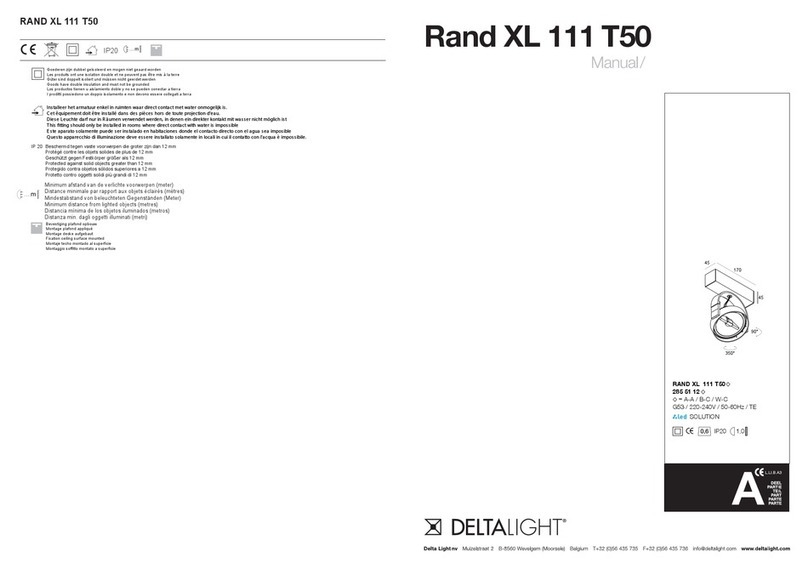 Delta Light RAND XL 111 T50 manual