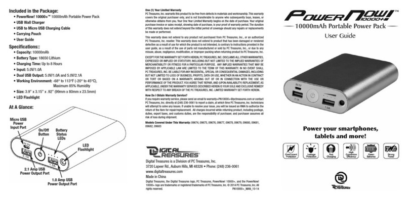 Digital reasures PowerNow! 10000+ User manual