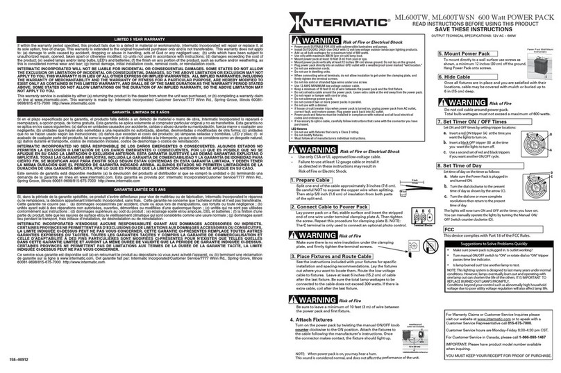 Intermatic ML600TWSN instructions