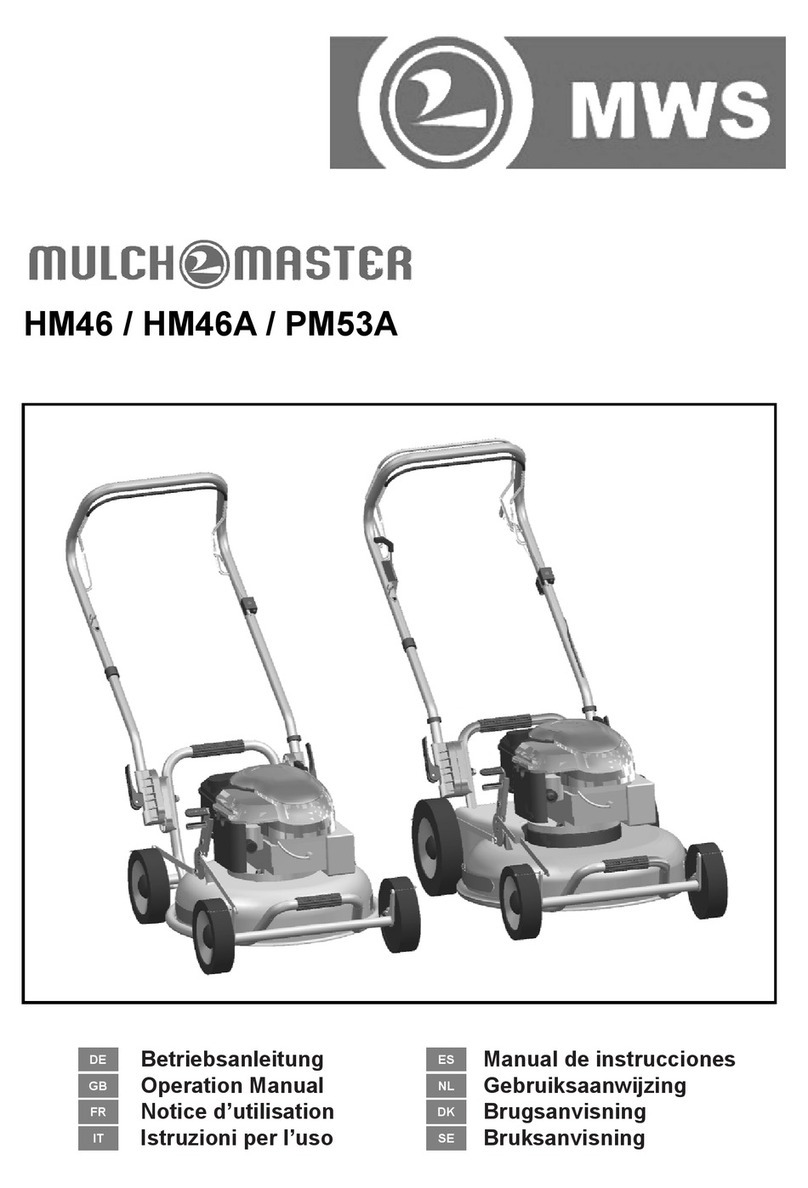 MWS MulchMaster HM46 Operation manuals