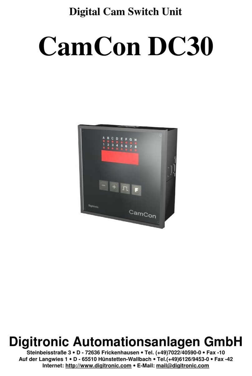 Digitronic CamCon DC30 user manual
