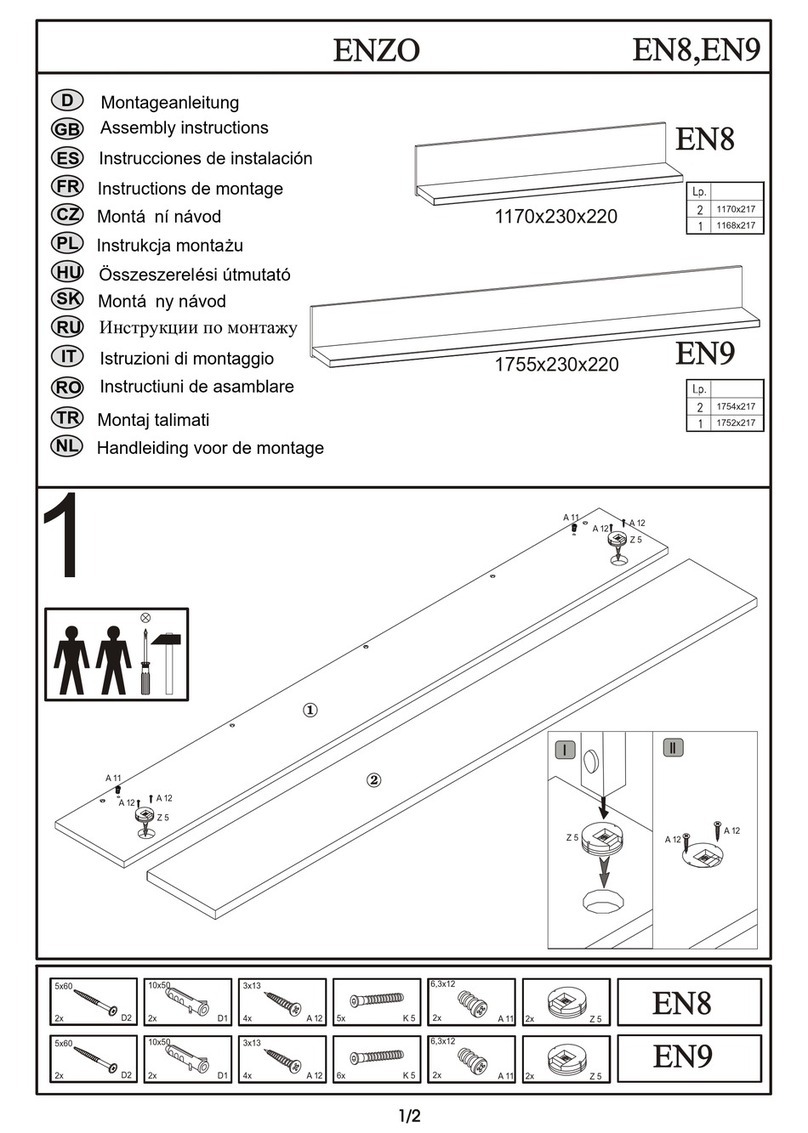 Enzo EN8 Assembly instructions Enzo EN8 Assembly instructions