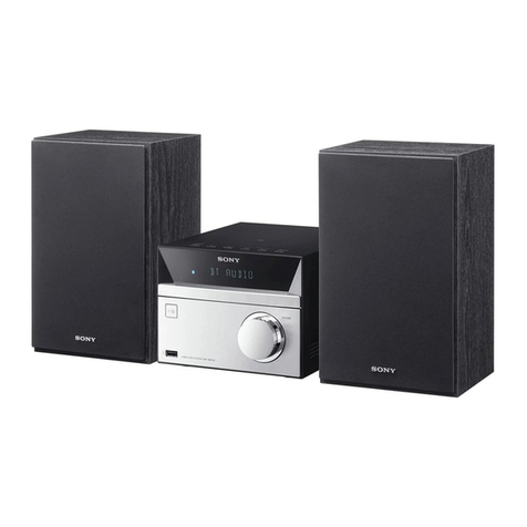 Sony CMT-S20B operating instructions