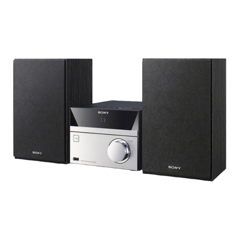 Sony CMT-S20 operating instructions