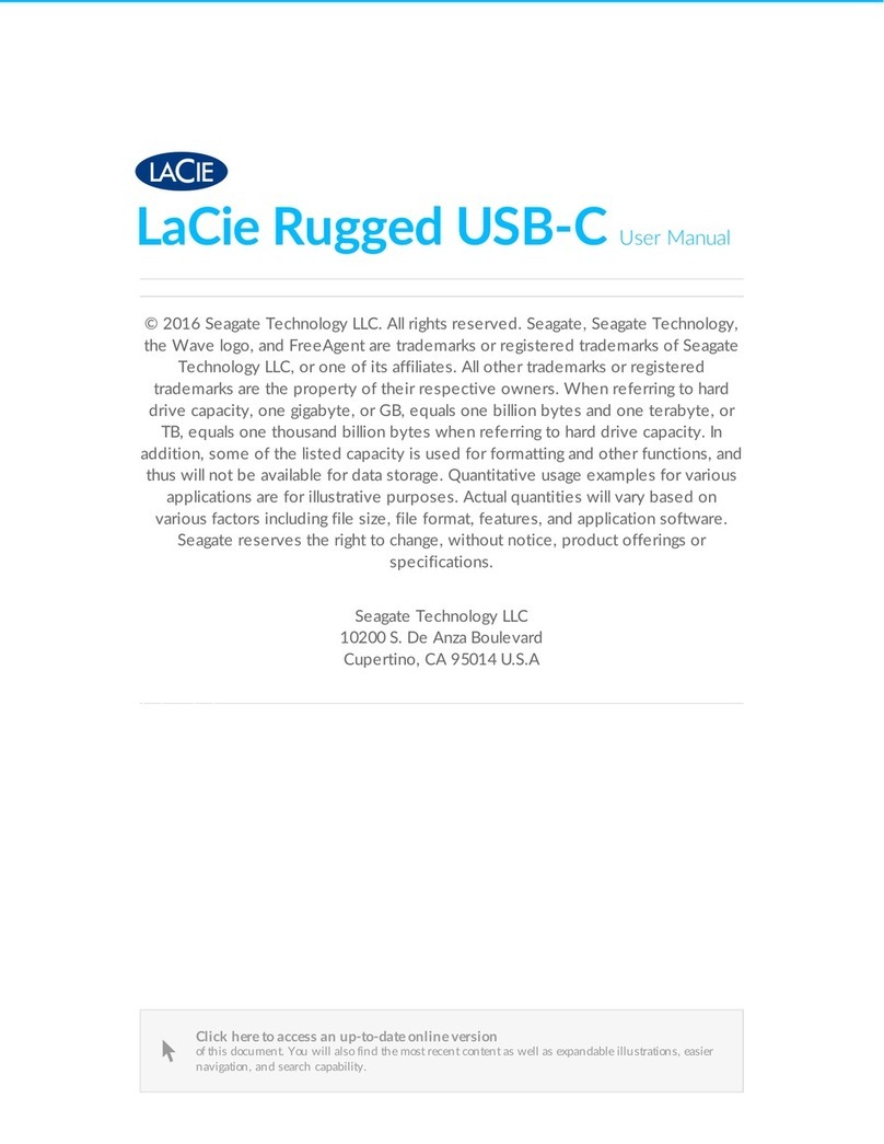 LaCie Rugged USB-C series User manual
