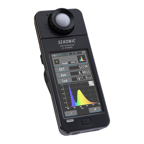 Sekonic C-700 User manual Sekonic C-700 User manual