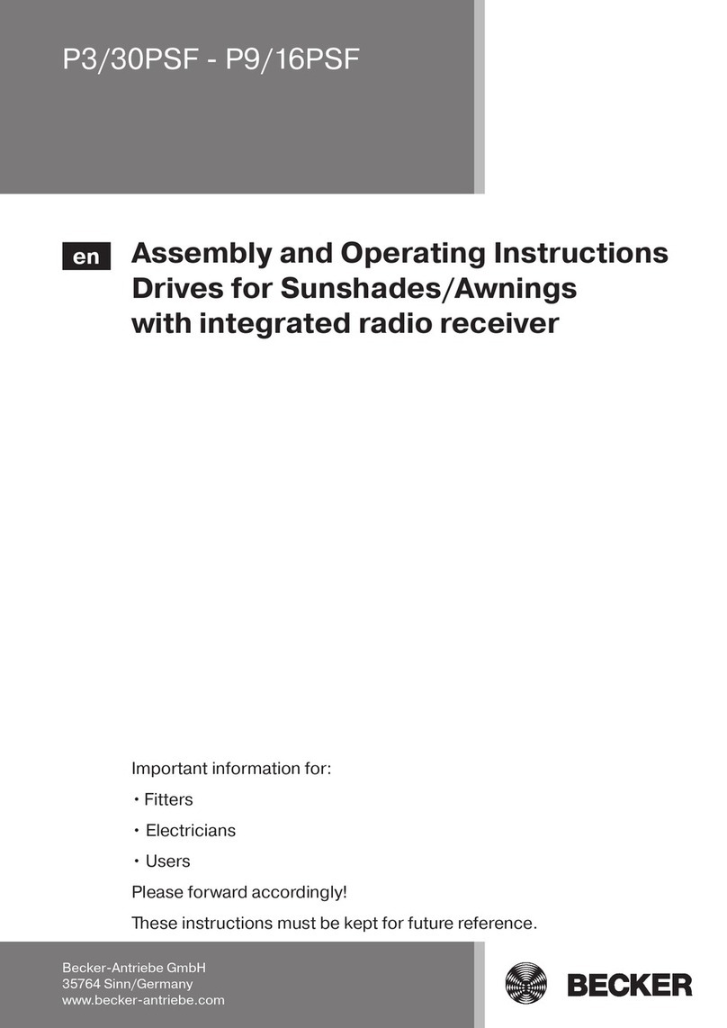 Becker P3/30PSF User manual