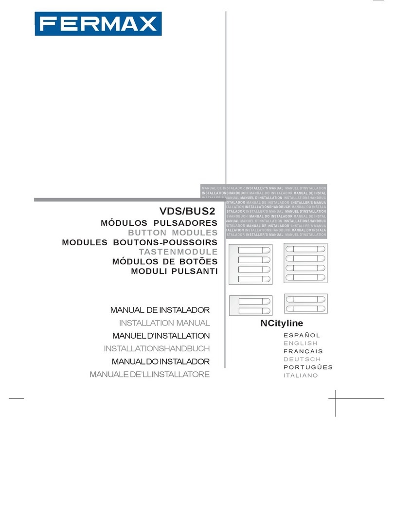 Fermax VDS W installation manual