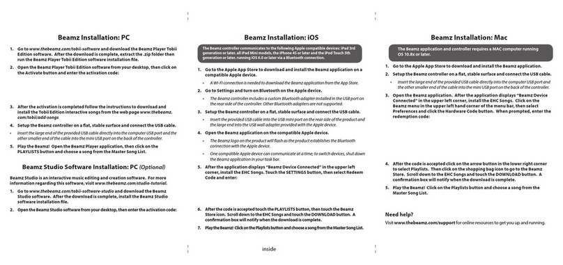 Beamz Tobii 410171 manual