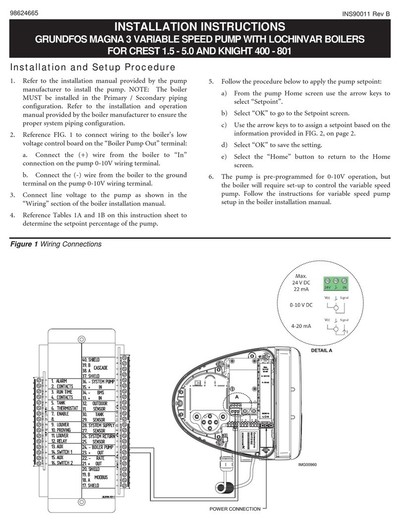 Lochinvar Crest 1.5 User manual