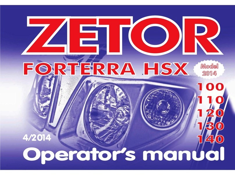 Zetor FORTERRA HSX 100 2014 User manual