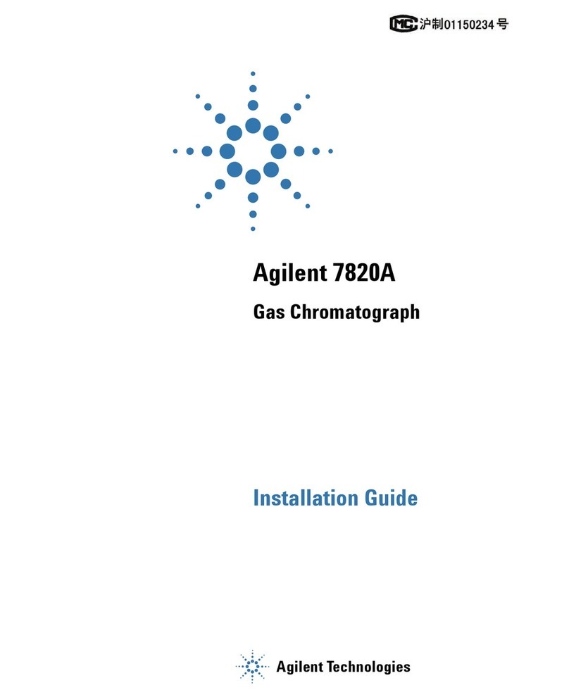 Agilent Technologies 7820A GC User manual