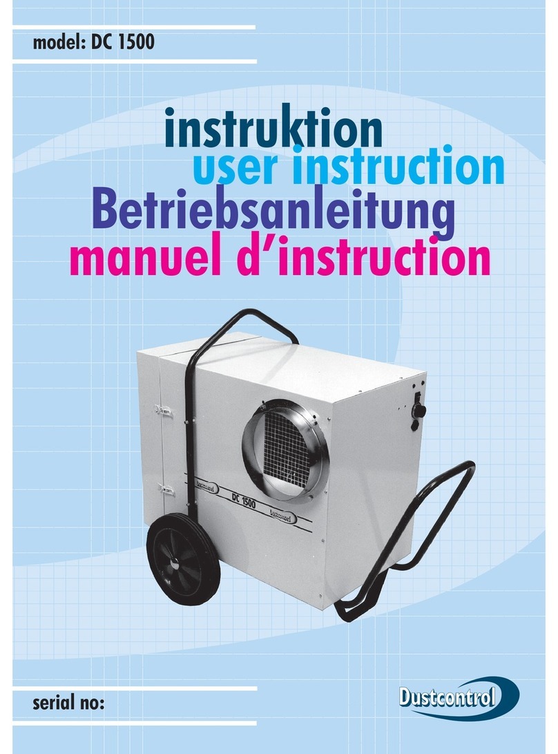 Dustcontrol DC 1500 User instruction Dustcontrol DC 1500 User instruction