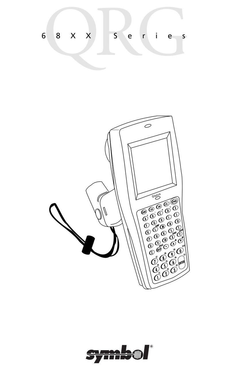 Symbol 6860 Quick reference guide