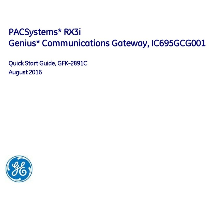 GE GCG001 User manual