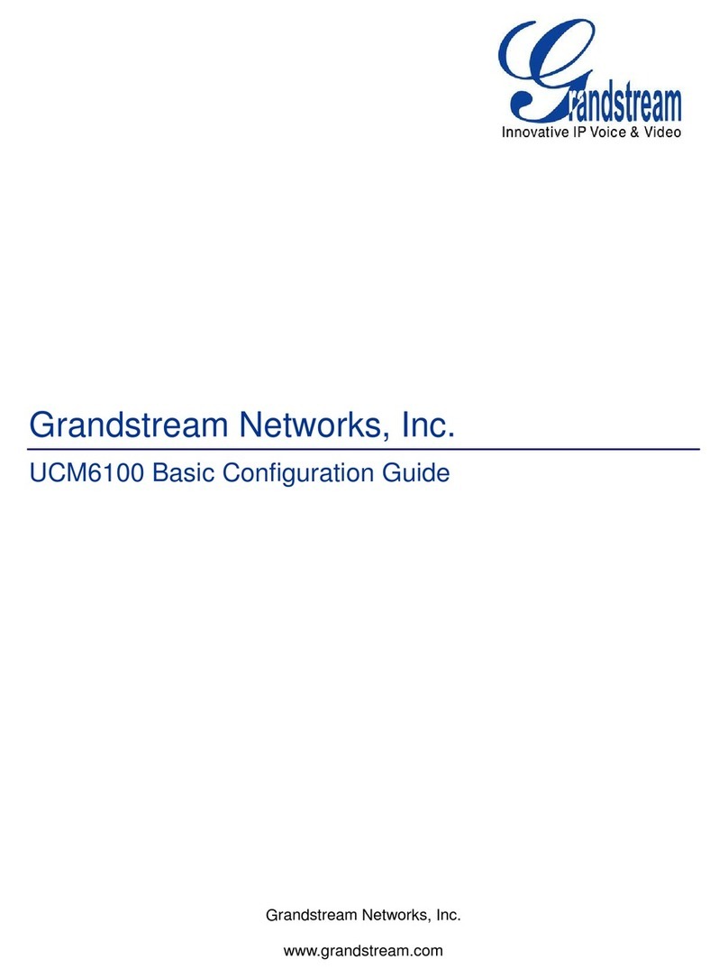Grandstream Networks UCM6102 Basic configuration guide