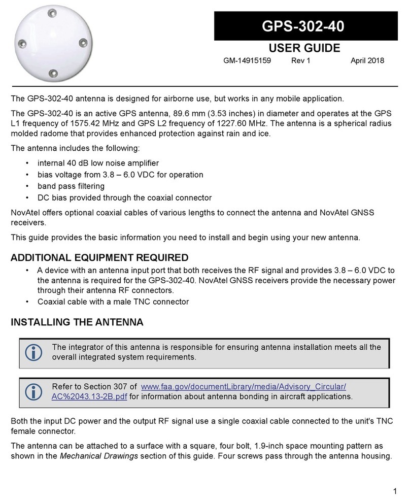 Novatel GPS-302-40 user guide