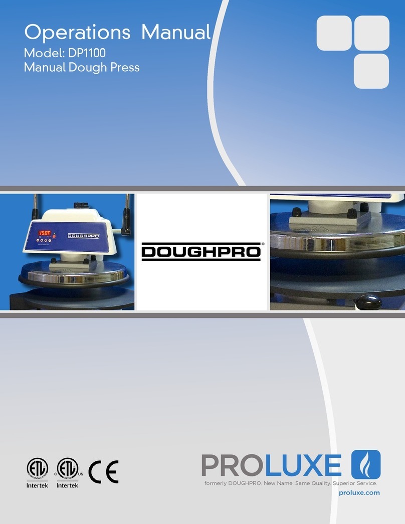 Doughpro DP1100 User manual Doughpro DP1100 User manual
