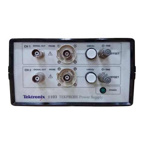 Tektronix 1103 instruction manual