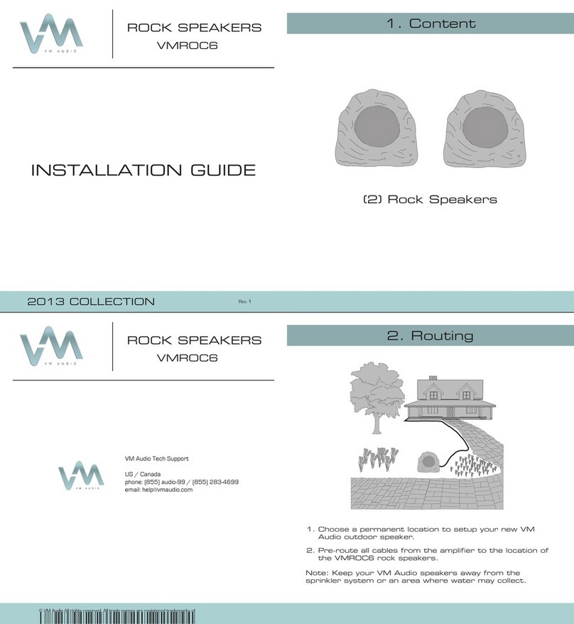 VM Audio VMROCK6 installation guide
