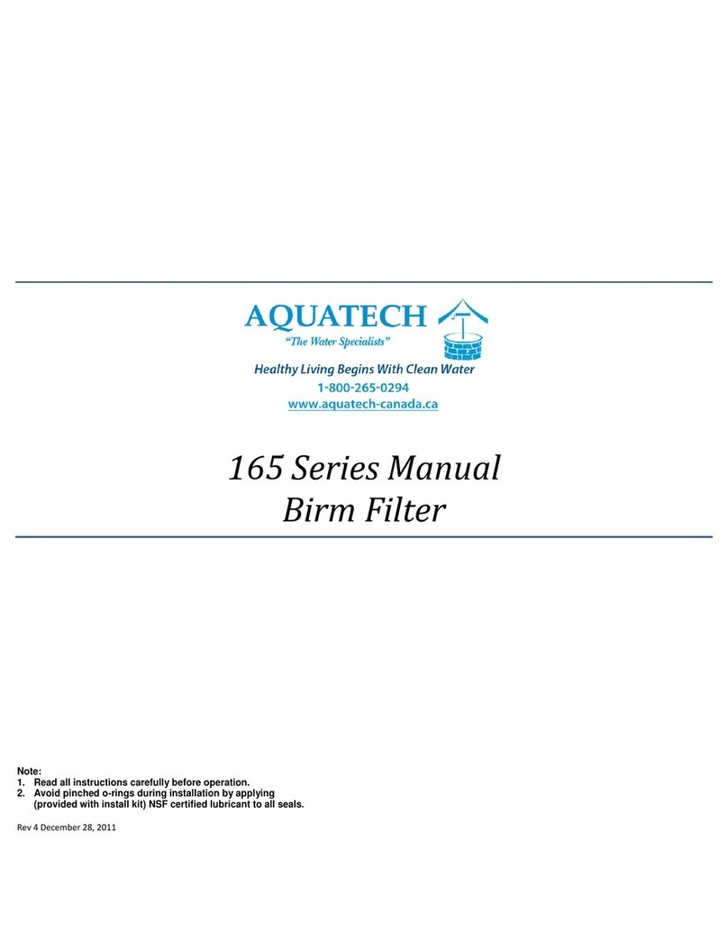 AQUATECH CAN165BM-100 manual